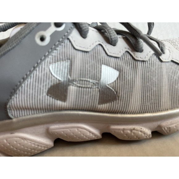 Under Armour Womens Micro G Assert 6 1266252 White Running Shoes Sneakers Sz 6.5 - Picture 2 of 9